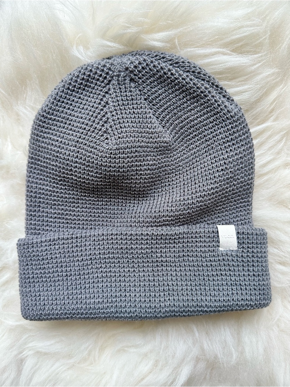 Vuori Gray Knit Beanie